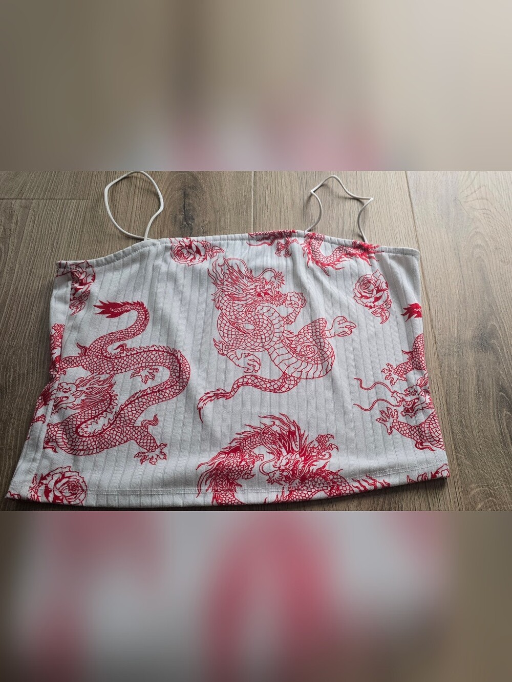 Faded Rose Dragon croptop